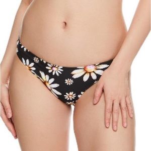 No boundaries daisy print bikini bottom size large